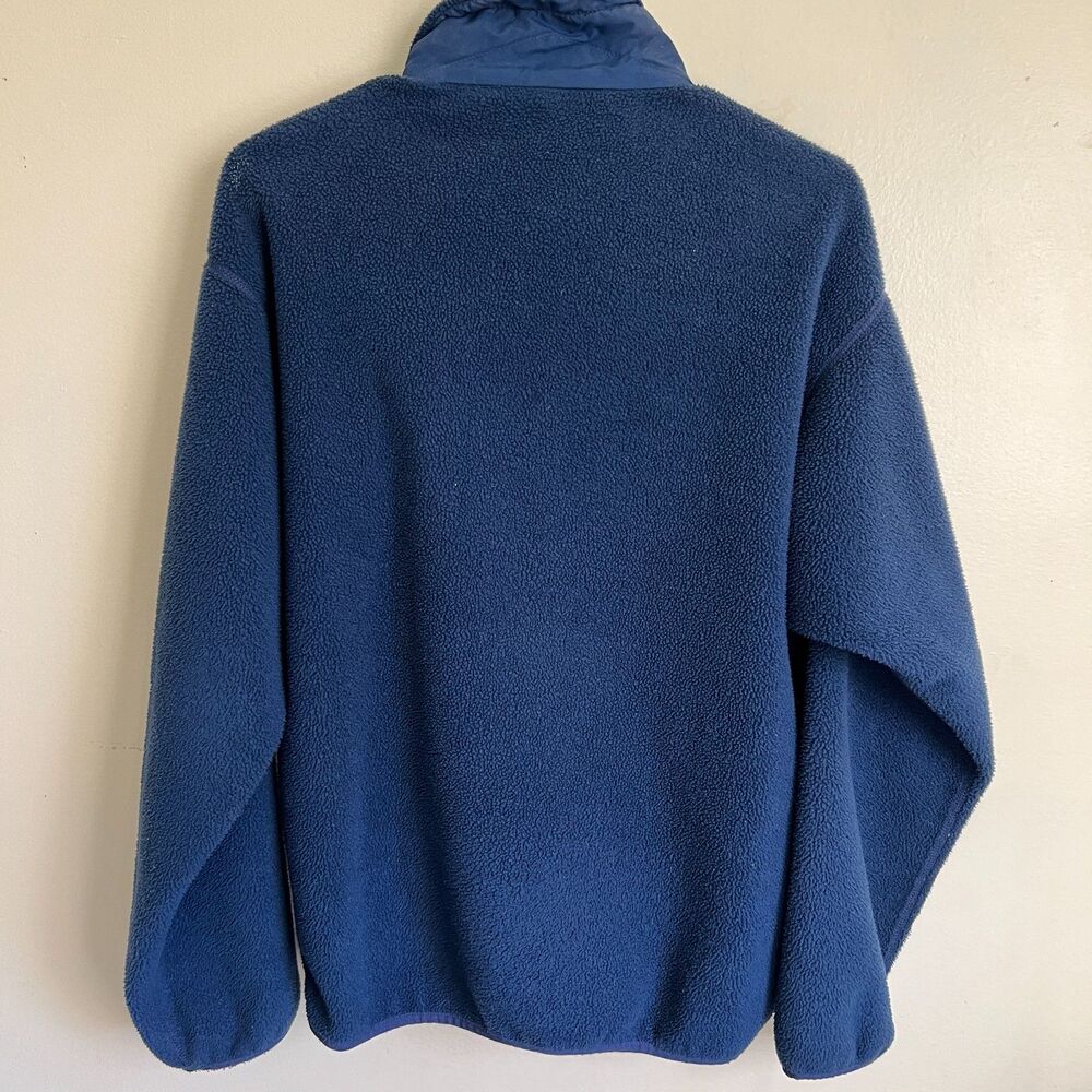 Patagonia Fleece Vtg Sz S Full Zip Synchilla Navy Blue USA - Picture 2 of 5